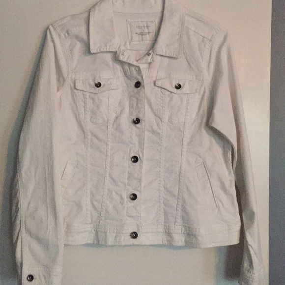 white jean jacket kohls